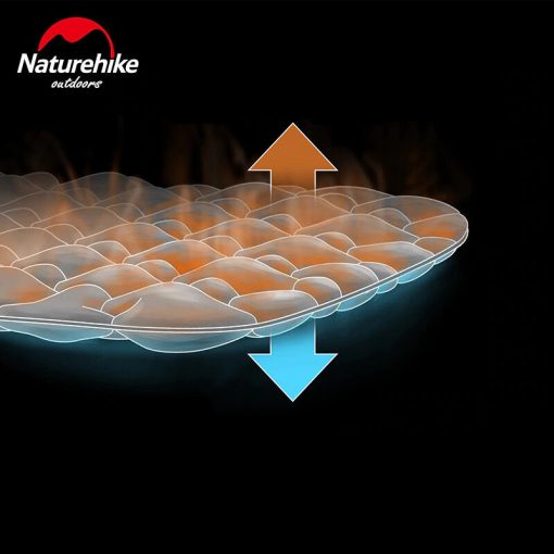 Naturehike Çift Kişilik Şişme Mat Ultrahafif - Turuncu - Görsel 6