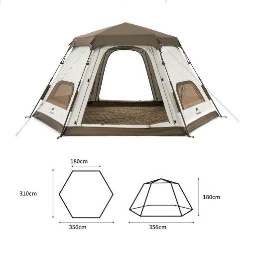 Naturehike Hexagonal Otomatik Çadır - Geniş Çadır - Görsel 8