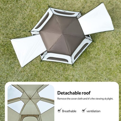 Naturehike Hexagonal Otomatik Çadır - Geniş Çadır - Görsel 3